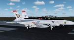 FSX/FS2004                   F/A-18F Super Hornet Black Aces Textures Only.